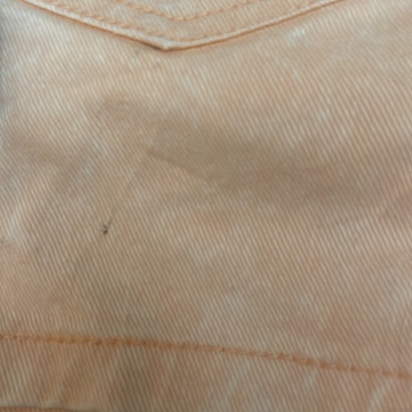 Tommy Hilfiger girls coral/peach washed jean shorts (slightly darker in person) - Picture 3 of 3